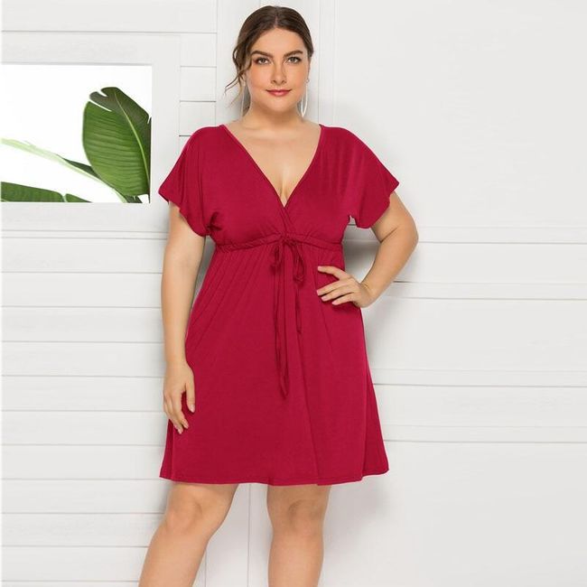 Damska plus size sukienka TF3304 1