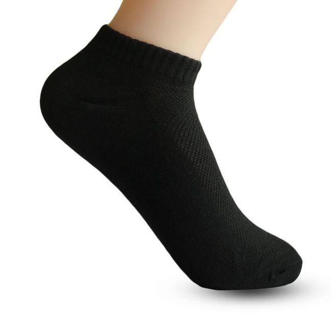 10 párov dámskych členkových ponožiek - 3 farby 1
