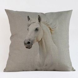 Světová plemena koní plnokrevník kůň arabský kůň polštář 45x45cm dekorativní polštář kryt pro pohovku Home Decor SS_32879346717