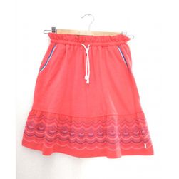 Pamučna suknja za djevojčice - crvena, DJEČIJE veličine: ZO_87678-3R