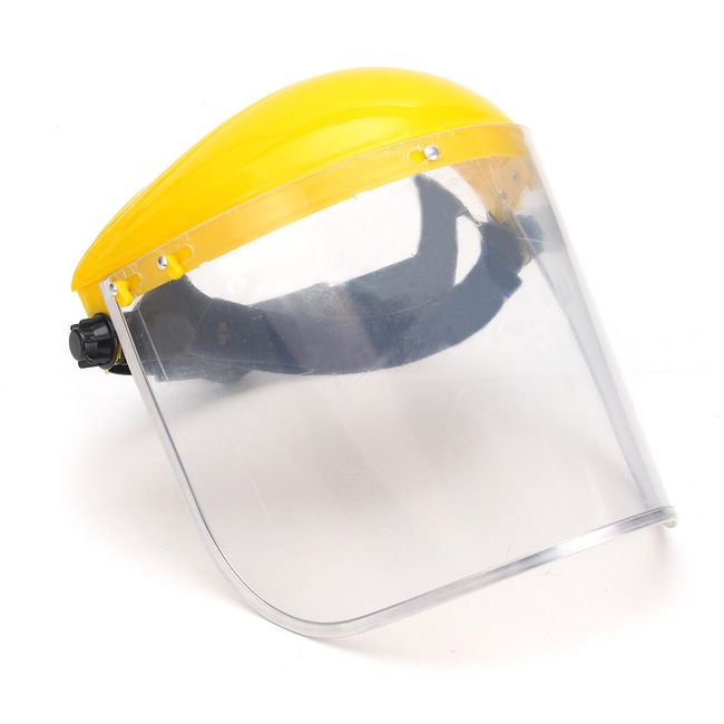 Ochranná helma na obličej pro kutily - žlutá barva 1