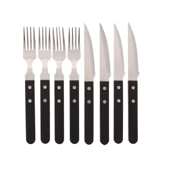 4 részes rozsdamentes acél evőeszköz készlet, steak evőeszköz ZO_274763 1