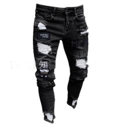 Pánske džínsy Pierry Black - veľkosť S, veľkosti XS - XXL: ZO_225900-S