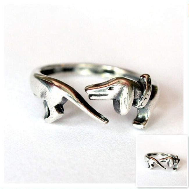 Prsten u obliku slatkog jazavčara 1