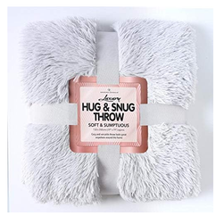 Луксозно супер меко одеяло HUG & SNUG THROW, 150x200 cm, цвят: ZO_247495-CER