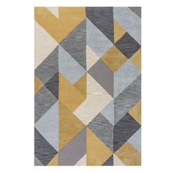 Šedo - žlutý koberec Icon, 160 x 230 cm ZO_239500