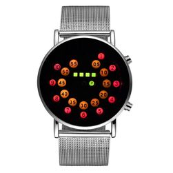 Pánské hodinky s originálním zobrazením času - 2 barvy