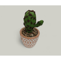 Malý kaktus v květináči jako skutečný ZO_272192