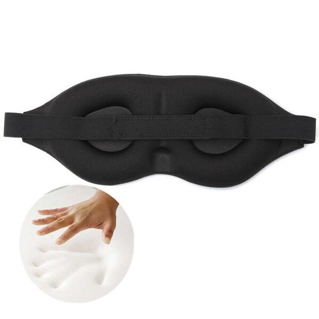 Mască 3D pentru somn culoare neagră 1