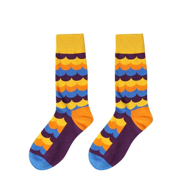 Barevné unisex ponožky 1