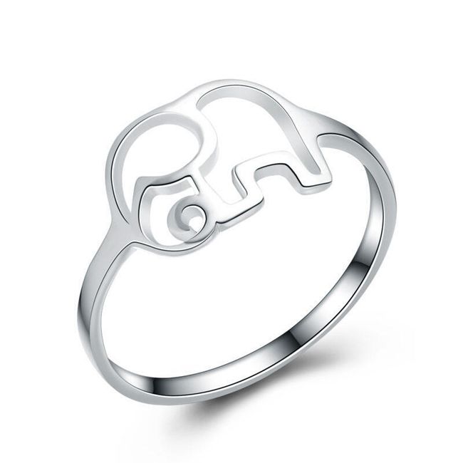 Elegantní prsten se slonem 1