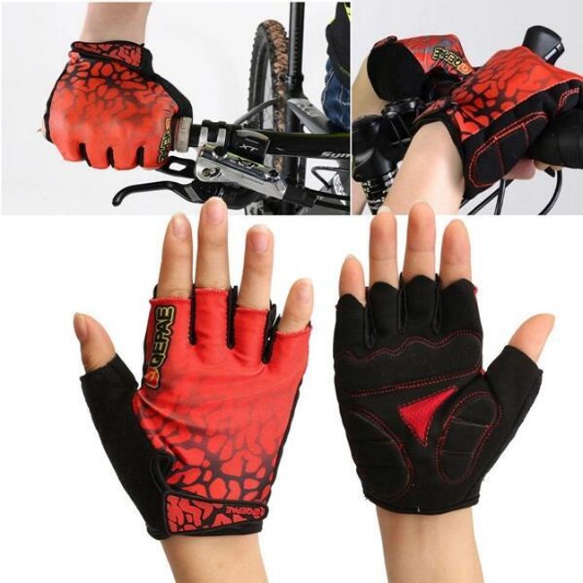 Štýlové cyklistické rukavice - výber zo 4 veľkostí 1