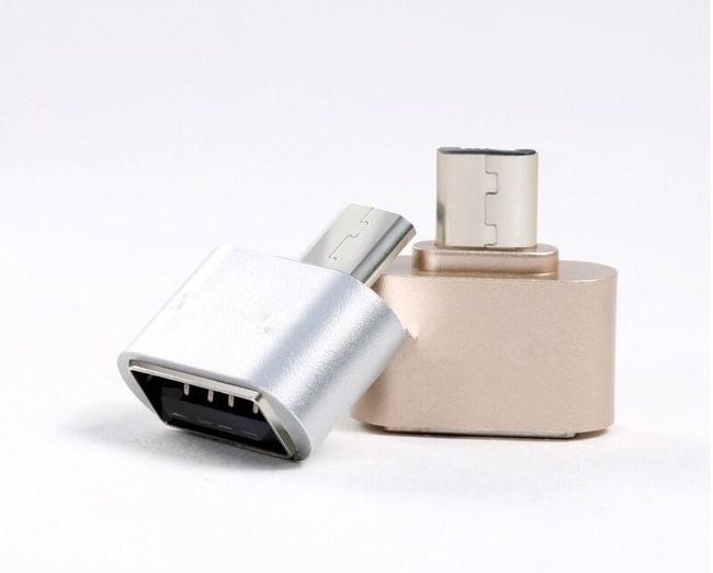 Reducție OTG USB pentru micro USB - diverse culori 1