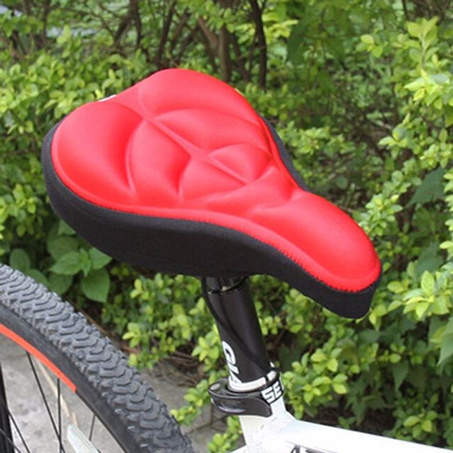 Pohodlný povlak na cyklistické sedlo 1