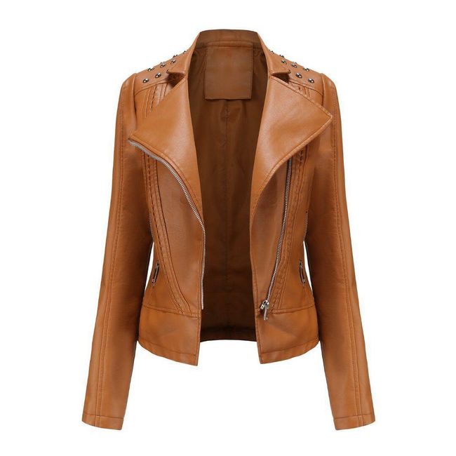 Women Pu Leather Jacket BP_KZ282 1