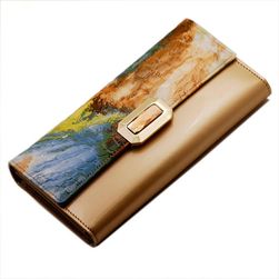 Dlouhá peněženka v elegantním leském provedení - 10 variant