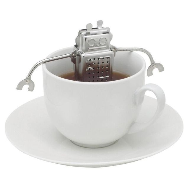 Strecurătoare de ceai în formă de robot sau de maimuță 1