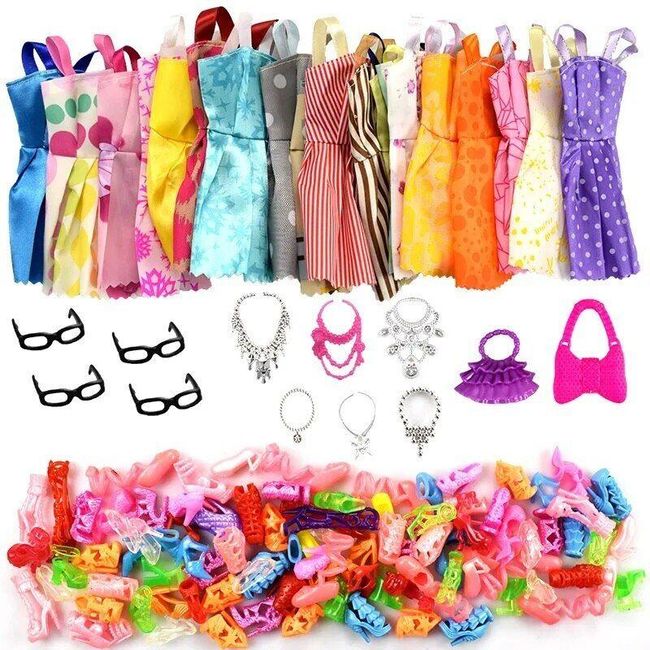 Set de păpuși - rochie și accesorii HU7 1