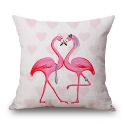 Калъфка за възглавница - фламинга