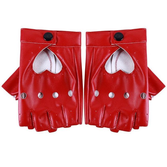 Women's gloves without fingers Leontýna 1