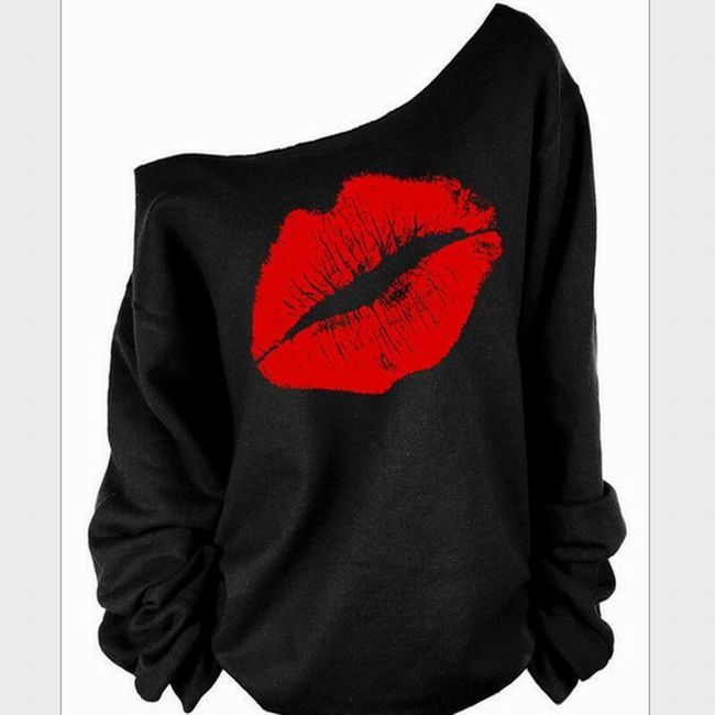 Sweter damski z buziakiem - 2 kolory 1