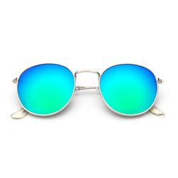 Damskie okulary przeciwsłoneczne w jasnych kolorach - lenon