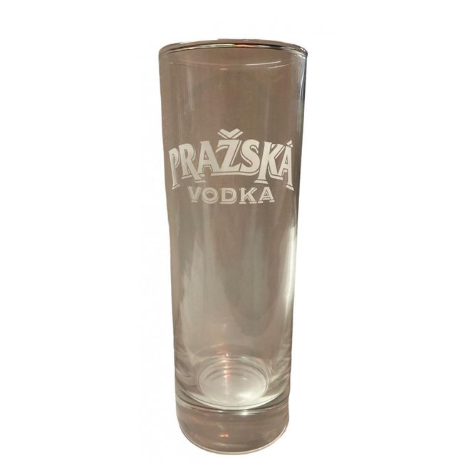 6x Pohár felirattal - Prágai vodka - 310 ml ZO_203792 1