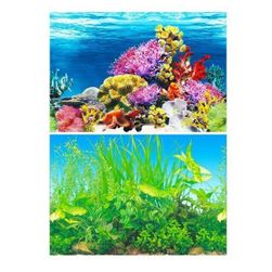 Double-sided wallpaper for the aquarium MI412