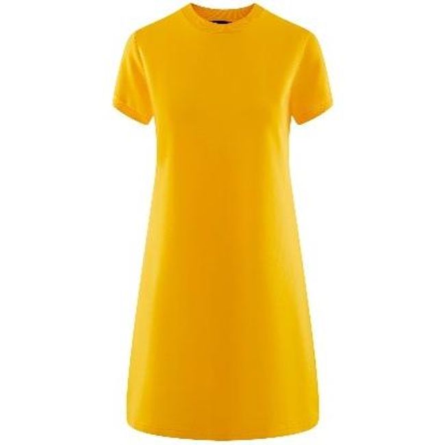 Rumena pletena obleka, velikosti XS - XXL: ZO_8395eb7c-e436-11ee-aece-2a605b7d1c2f 1