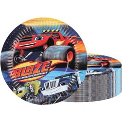 Set de veselă pentru copii Monster Machines Blaze, 62 de bucăți ZO_242614