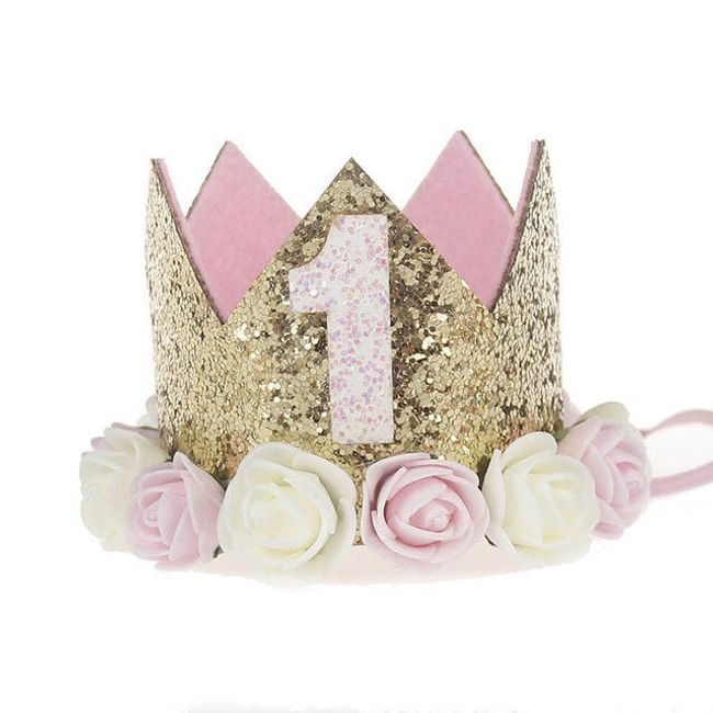 Rojstnodnevna krona za male princeske - 6 variant 1