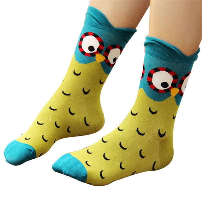 Veselé soví ponožky 1