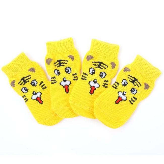 Čarape za pse jarkih boja - 8 varijanti 1