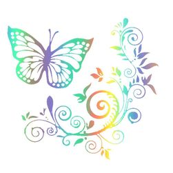 Naklejka na auto Butterfly