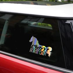 Samolepka na auto pro koňařky