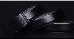 Koženkový pásek v černé barvě - 5 délek