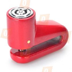 Jeklena ključavnica za disk zavore - rdeča