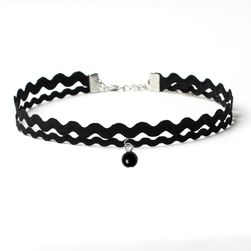 Sametově hebké choker náhrdelníky - sada 10 kusů