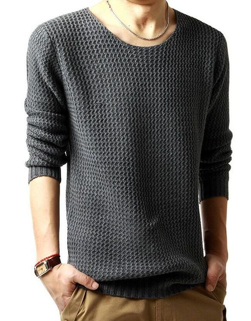Ежедневен мъжки пуловер - 3 цвята 1