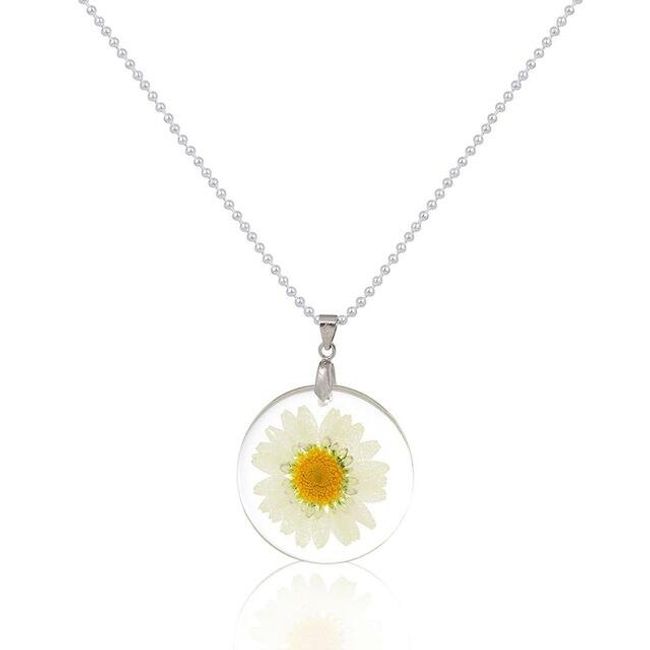 Dámský náhrdelník s květinou - 10 variant 1