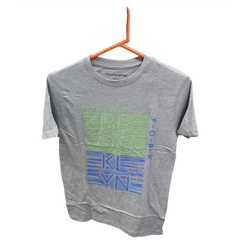 T-shirt z napisem BROOKLYN w kolorze szarym, rozmiary XS - XXL: ZO_268310-M