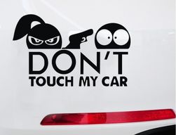 Samolepka na auto - Don´t touch my car