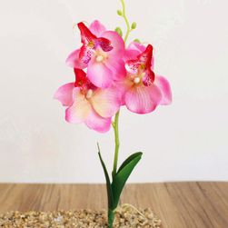 Umělá orchidej se třemi květy - 5 barev