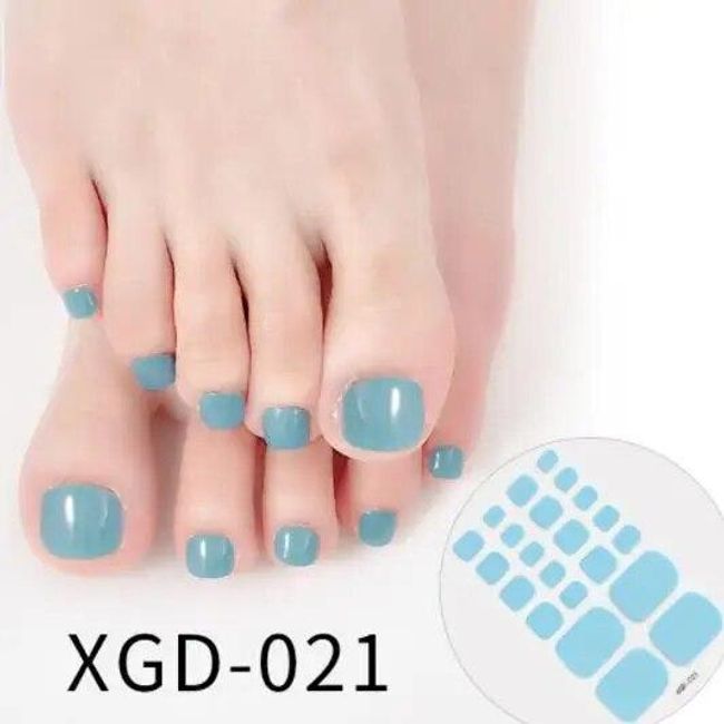 Autocolante pentru unghii degetele de la picioare WA3 1