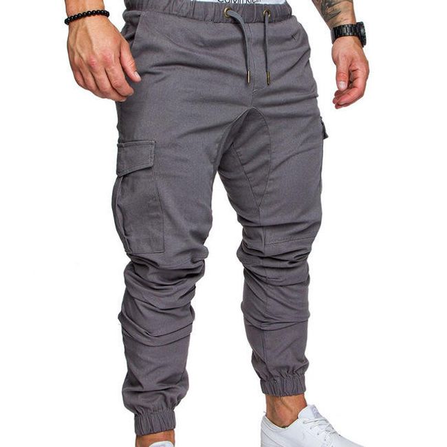 Moške elegantne hlače Amadeo - Sive - velikost 3 1