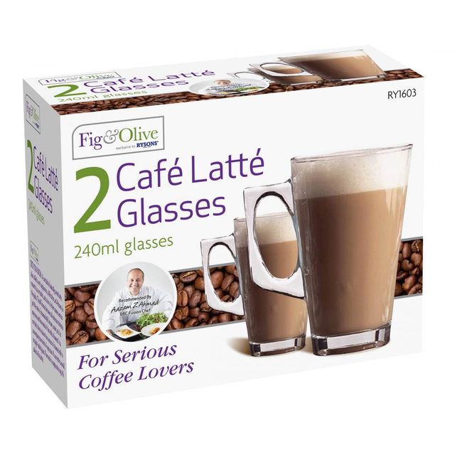 Set staklenih čaša za Café Latte 2x240ml ZO_252430 1