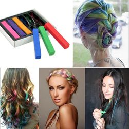 Комплект цветни тебешири за коса