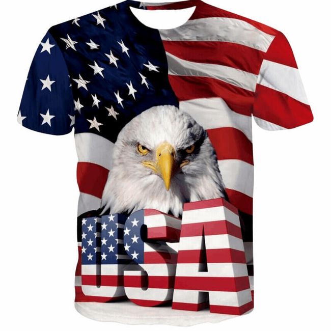 Amerykańska koszulka z orłem - 2 warianty 1