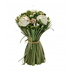 Trandafiri albi, buchet mic 7x13cm ZO_272204