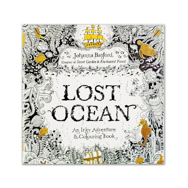 Antistress colouring book Lost Ocean 1